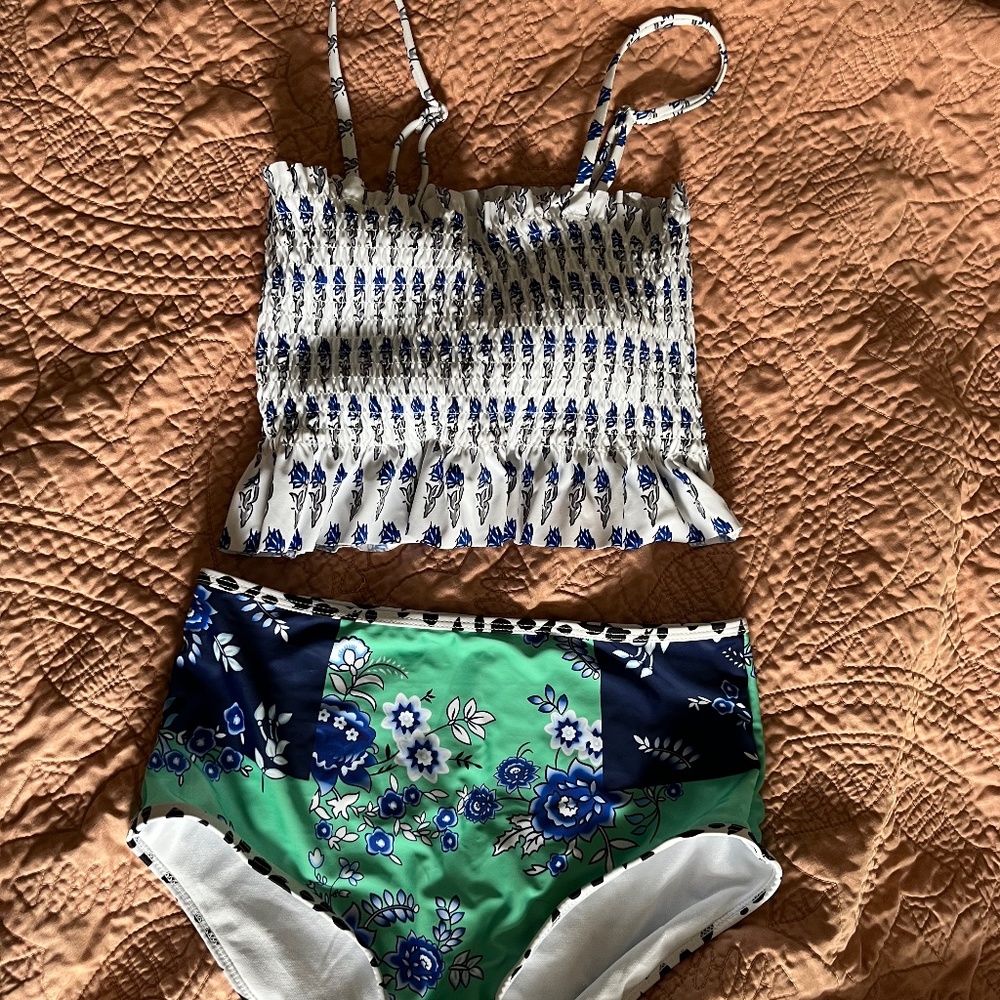 High Waisted Bikini - Small Top, Medium Bottom